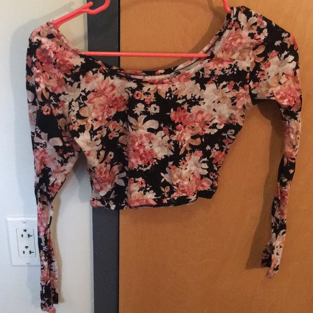 Full Tilt long sleeve crop top